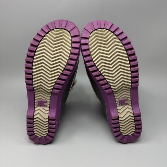 Sorel Womens Tivoli II Gray Leather Round Toe Lace Up Ankle Snow Boots Size 7 - Picture 8 of 8